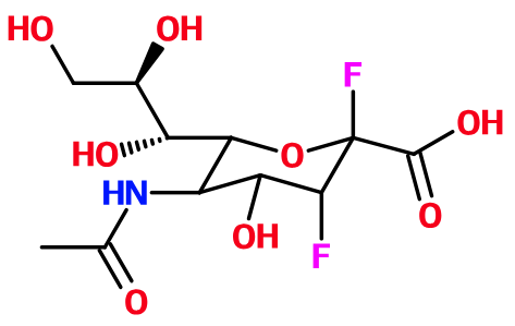 MC085324 2,3-Difluoro-N-acetylneuraminic acid (image for) MC085324 2,3-Difluoro-N-acetylneuraminic acid
